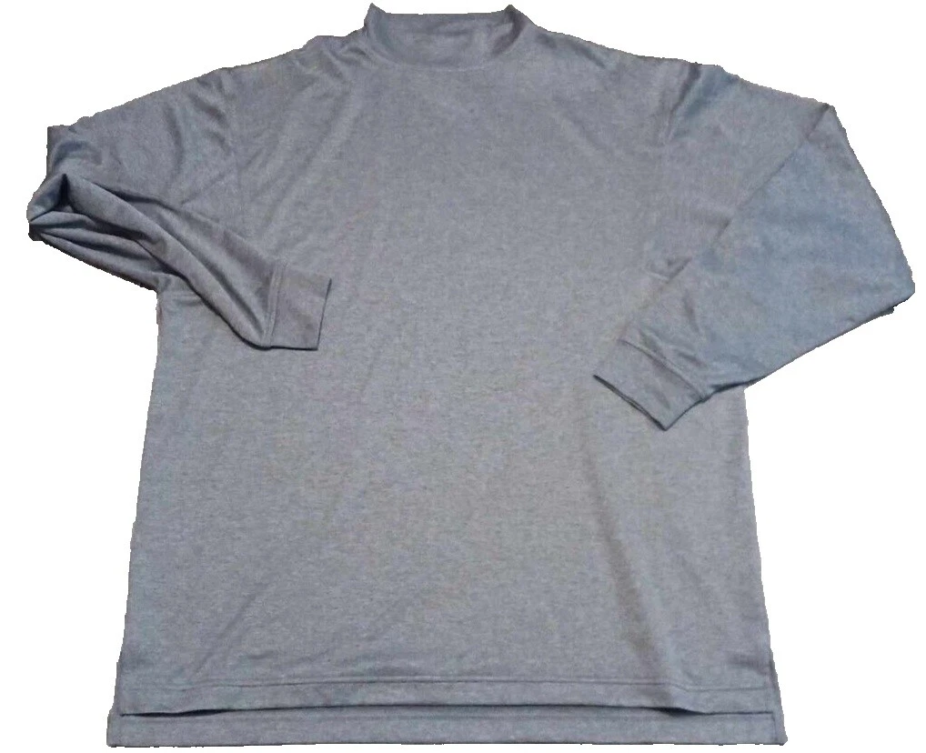 FootJoy Turtleneck Solid Casual Button-Down Shirts for Men