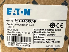 NEW EATON C445XC-P Power Xpert C445 Communication Card  PROFIBUS DPV0/DPV1