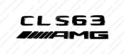New Gloss Black Emblems Logo Letters for Mercedes-Benz V8 Biturbo CLS63 AMG W218