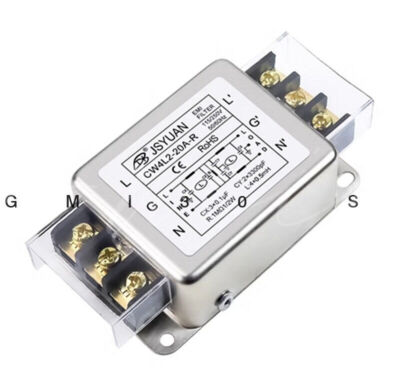 1pc CW4L2-20A-R 4-shell small 20A small terminal desktop power #A6-39#