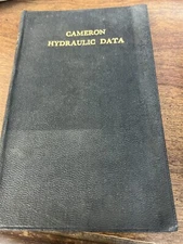 Cameron Hydraulic Data, Ninth Edition, 1934 Ingersoll-Rand Co.