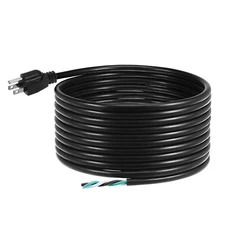 Replacement Power Cord 20ft 14 AWG 3 Prong Wire Extension Cable 5-15P