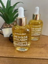 The Beauty Elixir 24K Gold & Collagen Lifting Face Serum (2) 1.69 fl oz Exp 2026