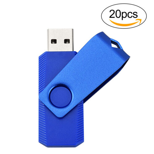 Kootion 4GB Lot 10/20Pack Anti-skid USB 2.0 Flash Drive Memory Stick Thumb Drive - Afbeelding 1 van 13