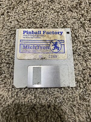 Vintage 1985 Michtron Pinball Factory Game For Atari ST 