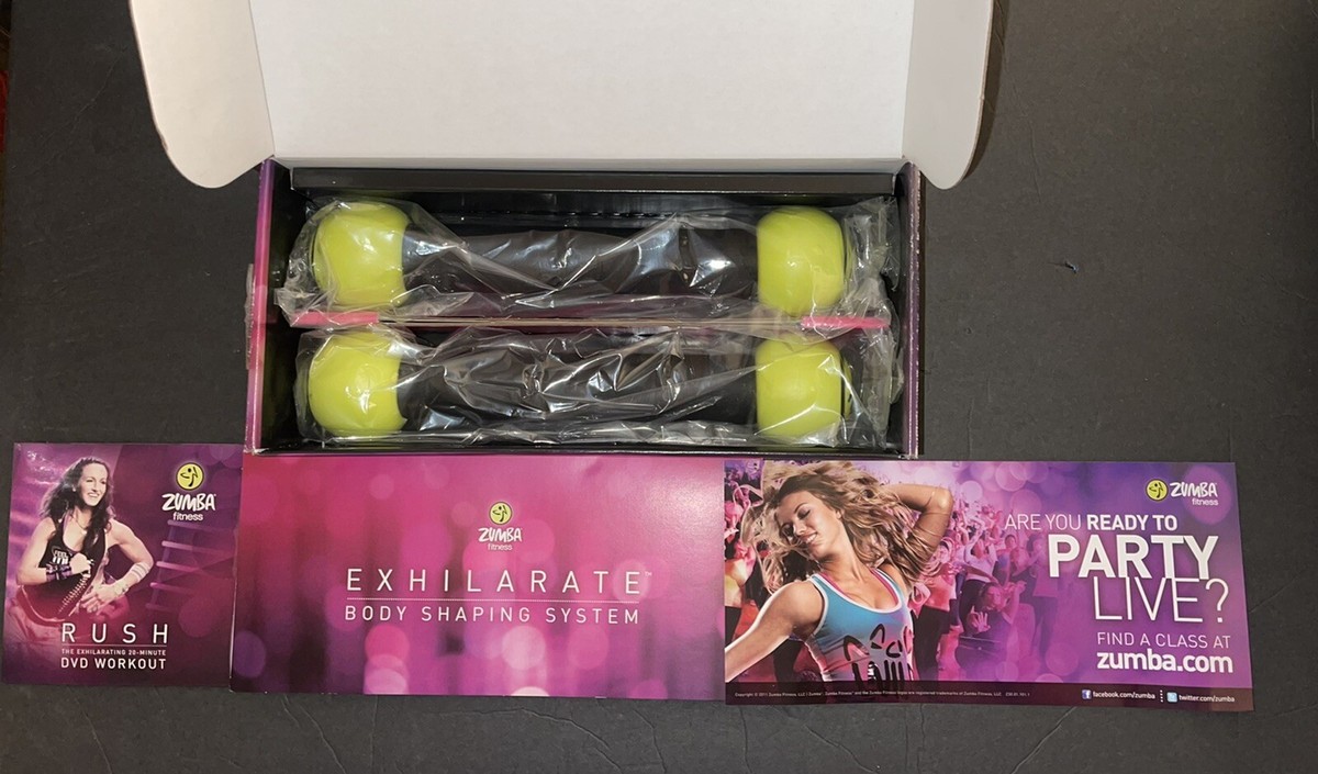 Zumba Fitness Exhilarate Body Shaping System 5 DVDs + Zumba Toning