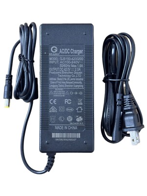 GOJUSIN 42V 2A Charger for Jetson Racer, Shield Ultra-Lock, Ryder Pro Power