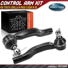 2Pcs Outer Side Steering Tie Rod End for Toyota Corolla iM Prius V Scion iM xB