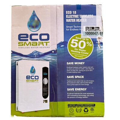 Ecosmart ECO 18 Electric Tankless Water Heater, 18 KW at 240 Volts