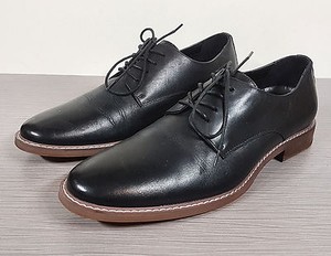 plain toe derby black