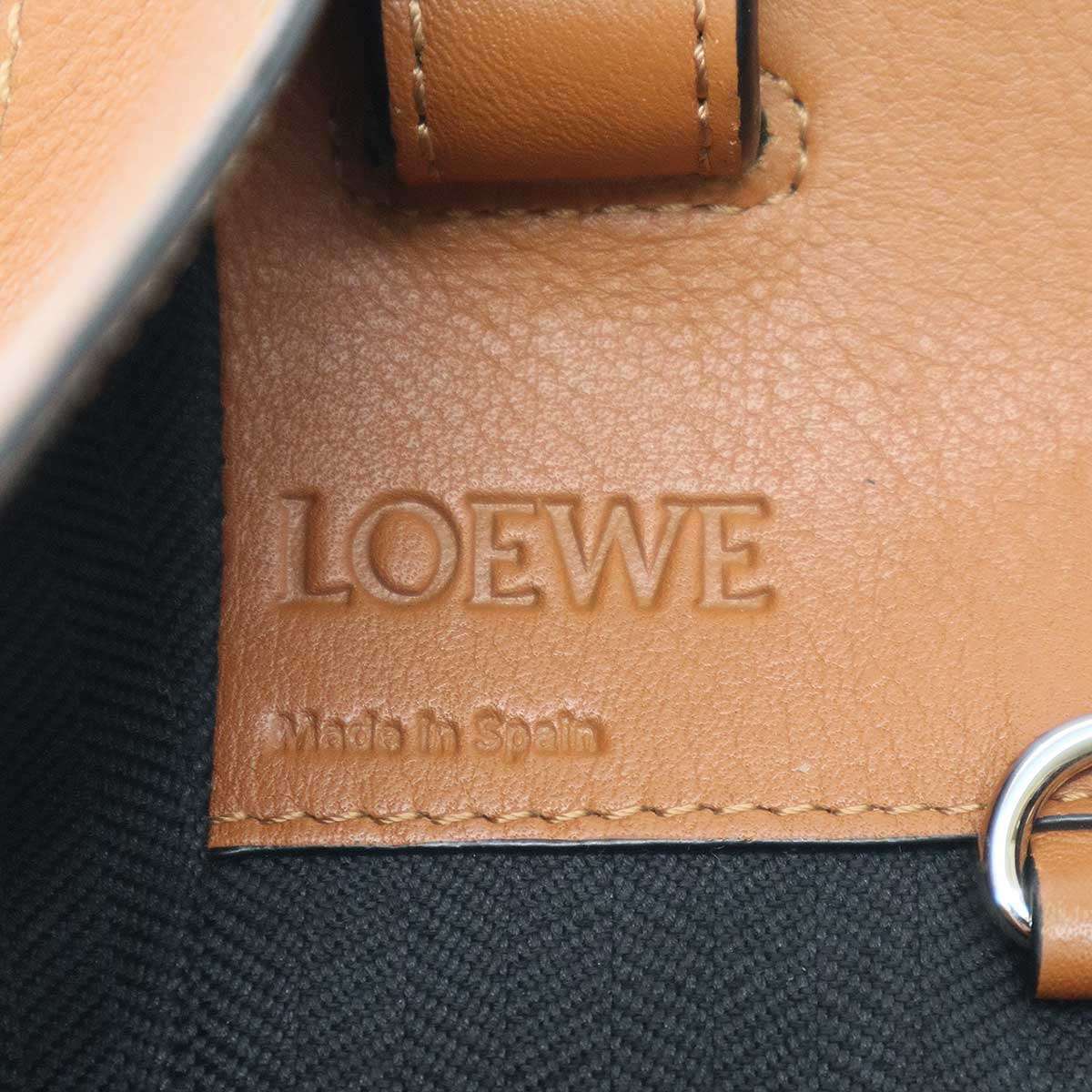 【関税送料込】Loewe Small Leather Hammock Bag Tan Loewe - Hammock Small leather shoulder bag Loewe