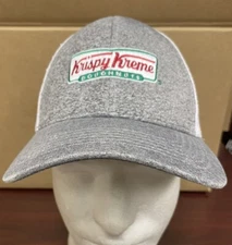 Krispy Kreme Doughnuts Baseball Cap Hat Adult Adjustable SnapBack Mesh Trucker
