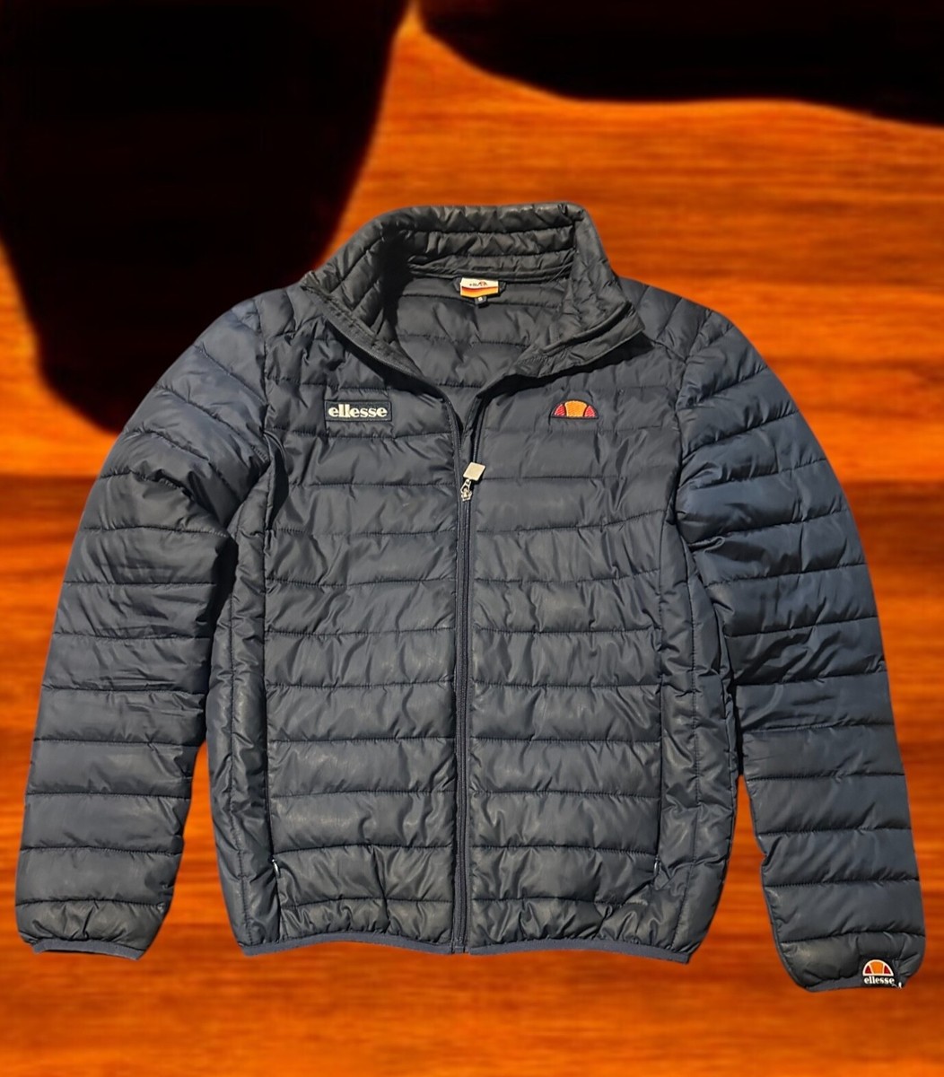 ellesse Mens Jacket Lombardy Padded Puffer Warm Winter Hooded - Main Image