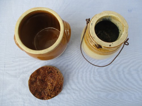 ANCIEN POT A RILLETTES EN GRÈS ET POT DE BOUILLON BERGER EN GRES - Bild 3 von 15