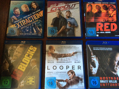 Bruce Willis [6 BLU RAY] Extraction CopOut RED 16 Blocks Hostage Looper