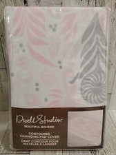 Dwell Studio Infant Changing Pad Cover Beautiful Boheme Contoured Pink  Gray