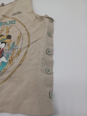 Vintage 90's Disney Mickey Minnie Club Safari Tank Top Florida