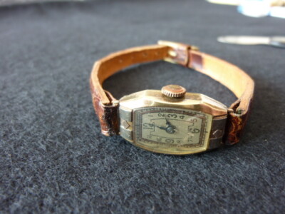 Montre Bracelet Mécanique GUILDE Argentée Vintage Pour Femme - Occasion, Mouvement Manuel, élégante