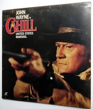 CAHILL Laserdisc 1973 John WAYNE Western ACTION Sealed WARNER Home VIDEO