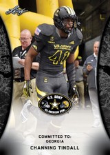 25 ct lot Channing Tindall 2018 Leaf US Army All American Rookie Cards