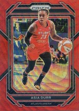 2023 Panini Prizm WNBA ASIA DURR #13 RED RUBY WAVE PRIZM DREAM
