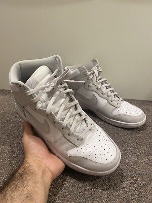 Size UK 10 - Nike Dunk High Vast Grey | eBay UK
