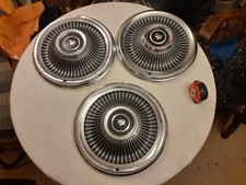 Vintage Mercury 15 Inch Hubcaps