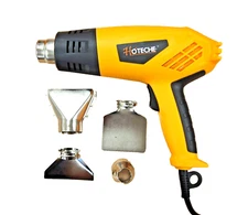 Hoteche Heat Gun Hot Air Gun 1600W 6 Ft UL Cord 4 Nozzles P801101A