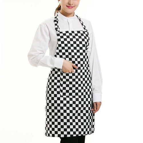UK Chefs Apron with Pockets, BBQ, Baking & Catering Apron for Men Women Ladies - Picture 13 of 17