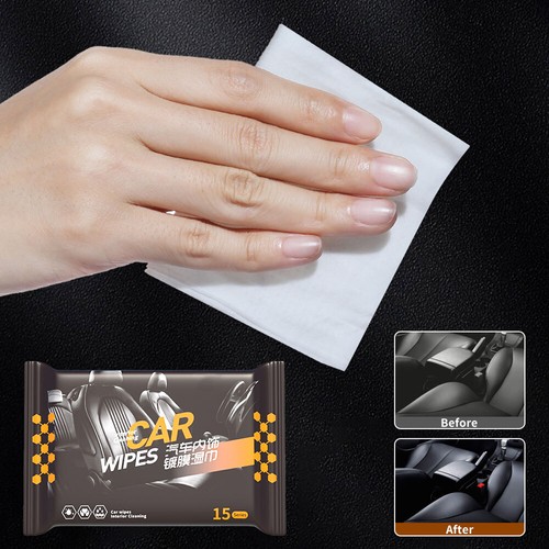 Car Interior Cleaning And Polishing Wipes, Car Interior Coating Wet Wipes FZ - Picture 4 of 14