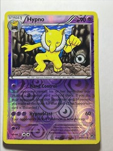 Pokemon Hypno 36/111 - Furious Fists - Reverse Holo Rare Pokemon Card