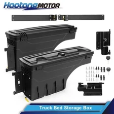 LH&RH Side Truck Bed Storage Box Toolbox Fit For Chevy Colorado GMC Canyon