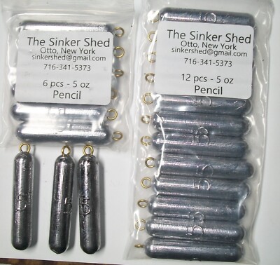 oz pencil sinkers choice of quantity FREE SHIPPING