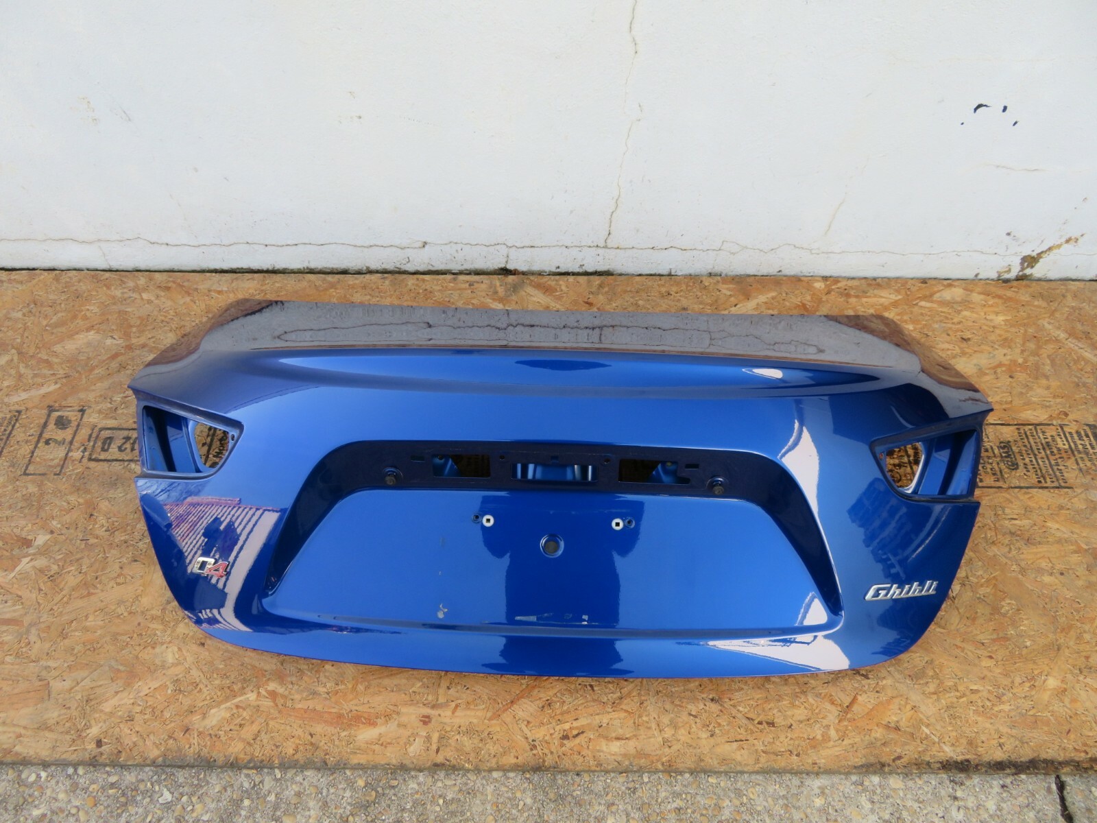 2014-2017 MASERATI GHIBLI SQ4 REAR TRUNK LID HATCH TAILGATE SHELL PANEL BLUE OEM
