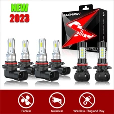 For Toyota LAND CRUISER 1998-2007 LED Headlights + Fog Lights Bulbs Combo