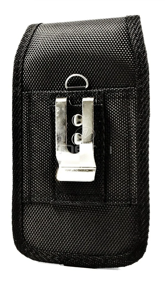 Universal (4XL) Rugged Vertical Pouch with Metal Clip and Belt Loop Holster (7") - Image 4 of 4