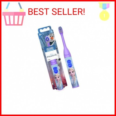 Oral-B Kids Battery Power Electric Toothbrush Featuring Disney's Frozen for Chil