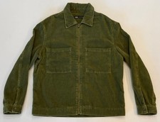 Giacca uomo Zara Cord verde kaki taglia M 6917/330/528