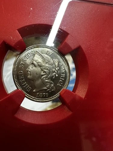 1879-P Three Cent Nickel — photo from another recent sale