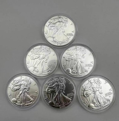 Lot of 5 U.S. Mint 999 2023 1 oz American Eagle Coin