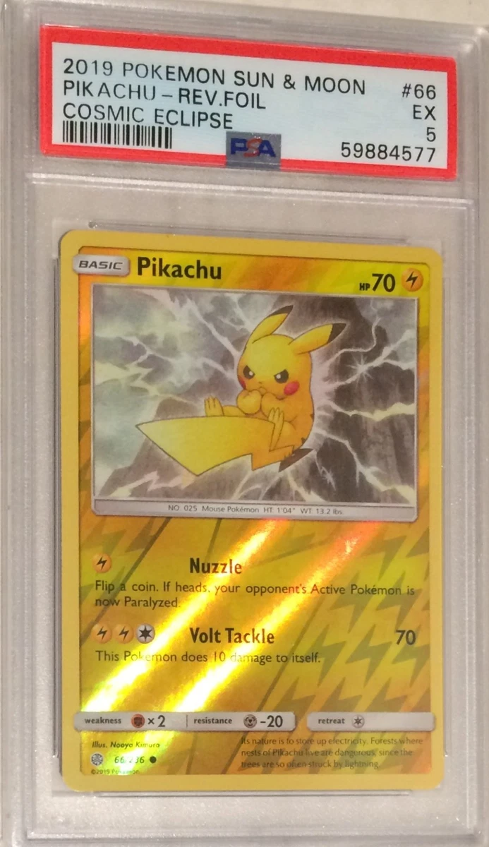 Pikachu Pokémon TCG Sun & Moon Common Individual Collectible Card