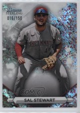 2023 Bowman Sterling Prospects Mini-Diamond Refractor 16/150 Sal Stewart 1b3