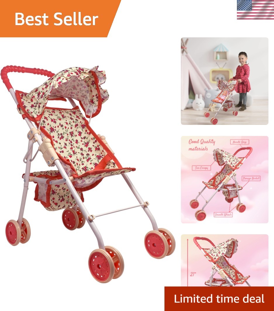 My First Baby Doll Stroller for Toddlers 3  Old Girls, Littl