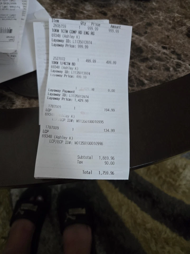 Juego de boda para mujer talla 7 Foto 3 de 4