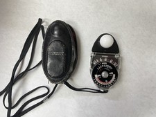 RARE Sekonic L-28C Studio Deluxe Exposure Light Meter With Case - WORKS