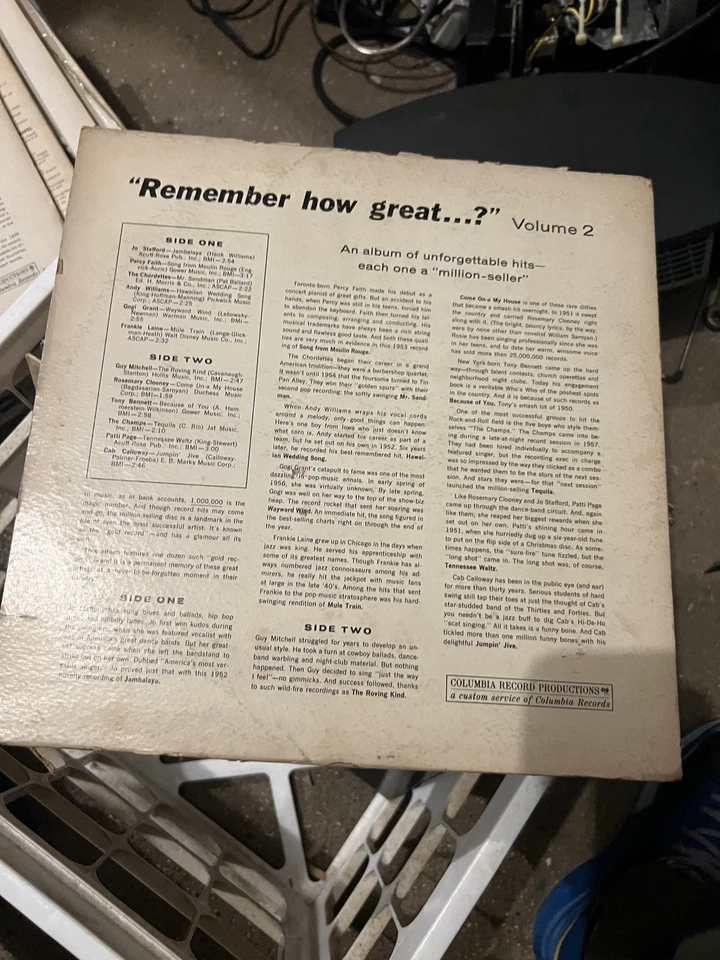 Remember How Great…? Remember How Great VOL. 2- TWO LP's ONE PRICE Foto 3 de 4