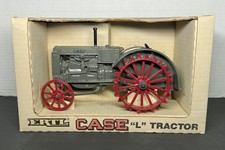 ERTL CASE "L" Tractor 1/16 MADE IN USA 1987 Grey Body Red Wheels Mirror Logo NEW