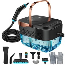 2500W Handheld Steam Cleaner High Pressure Portable Steamer with 1600ML Tank & 9