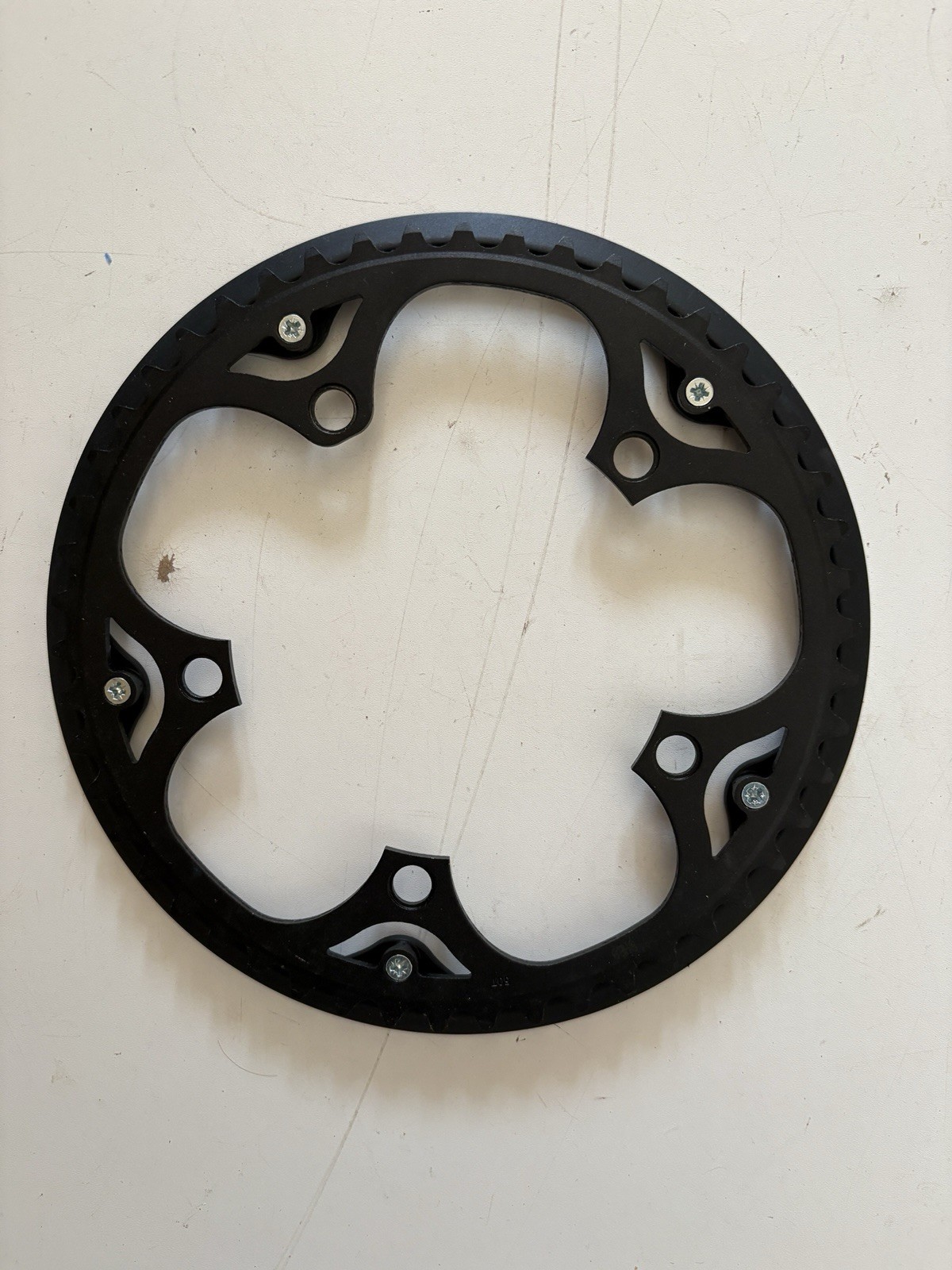 Brompton Chain Ring and Guard for Spider Type Crank  Black 50T