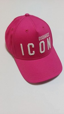 Dsquared2 ICON Pink Baseball Cap – 100% Cotton – Luxury Designer